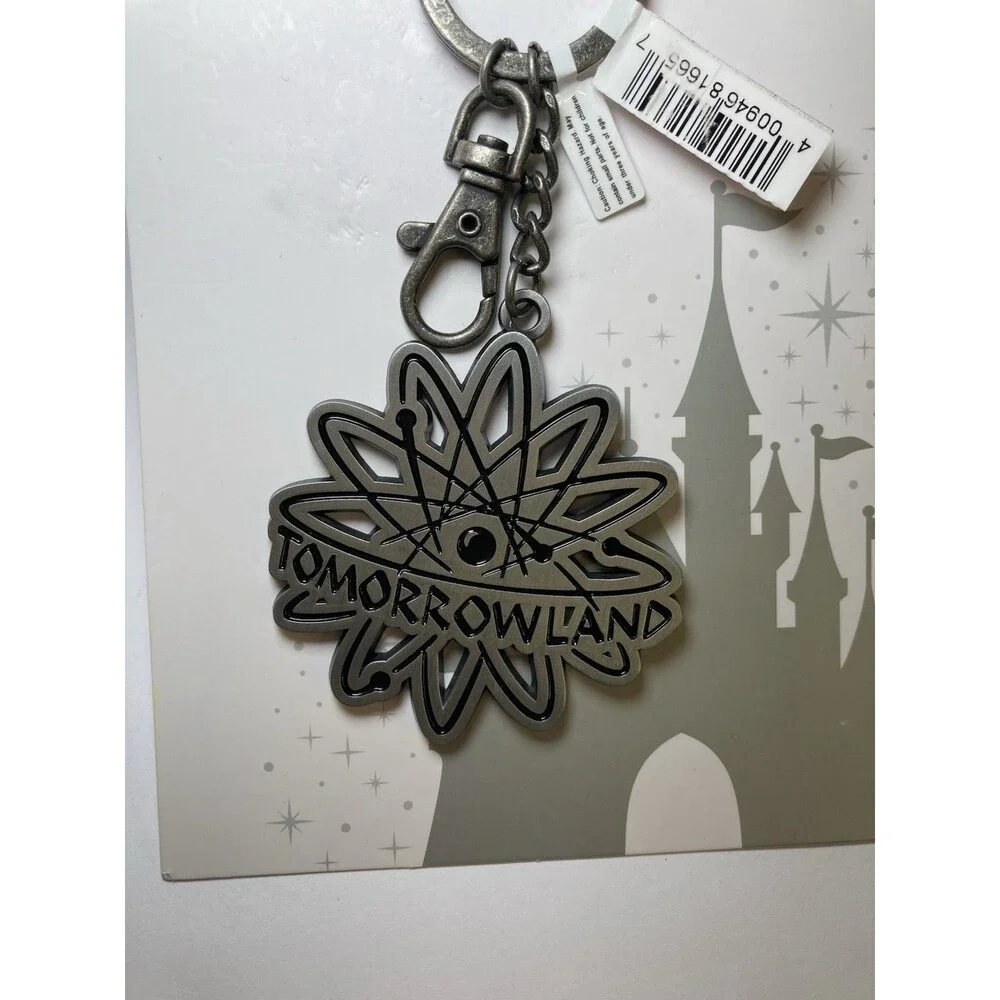 Disney Parks Tomorrowland Metal Keychain Collectible